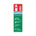 5 Star Dry Powder Extinguisher Sign Vinyl 300x100 VFF092SAV1030 FS00613