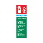5 Star Dry Powder Extinguisher For Use Sign Plas 300x100 VFF092SRP1030 FS00616