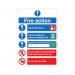 5 Star Fire Action Symbolised Sign Rigid Plastic A5 VM432SRPA5 FS00680