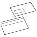 5 Star Value Envelopes Wallet Press Seal Window 90gsm DL 110x220mm White [Pack 1000] 088508