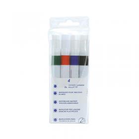 5 Star Dry Wipe Markers Bullet Tip Assorted (Pack of 4) 92546 FS092546
