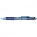 5 Star Office 4-Colour Ball Pen Medium 1mm Tip 0.5mm Line Black/Blue/Red/Green (Pack of 12) FS102793