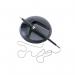 5 Star Office Desk Ball Pen Chained to Base Medium 1.0mm Tip 0.5mm Line Black FS102796