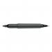 5 Star Elite Twin Tip Permanent Marker 1.5mm and 0.4mm Line Black (Pack of 12) FS102797