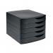 5 Star Desktop 5 Drawer Set A4 Documents up to 260x350mm BlackBlack FS108391