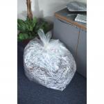 5 Star Facilities Bin Liners Super Heavy Duty 190 Litre Capacity W560/860xH1190mm Clear [Pack 100] 124633