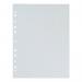 5 Star Office Punched Pocket Polypropylene Top Side-opening 40 Micron A4 Glass Clear (Pack of 100) FS134635