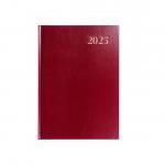 2025 A5 Day To Page Diary Red