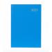 5 Star 2025 A5 Day To Page Diary Blue FS141054