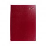 2025 A4 Day To Page Diary Red