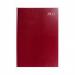 5 Star 2025 A4 Day To Page Diary Red FS144503