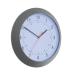 5 Star Fcl WallClock300mm ColCase DrkGry