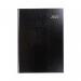 2025 A4 Day to page diary Black