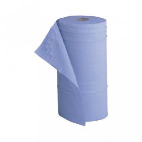 5 Star Hygiene Couch Rolls 2-Ply 130 Sheets 250mmx40m Blue 159058 FS159058