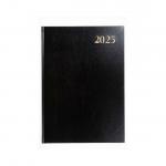 2025 A5 Day To Page Diary Black