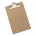 5 Star Office Clipboard Rigid Hardboard for Foolscap & A4 [Each] 161254