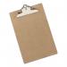 A group of five clipboards, branded with the label 5 Star, are displayed in an office setting. The clipboards are made of rigid hardboard and are large enough to accommodate both foolscap and A4 sized paper. They are neatly organized and ready to be used for any task at hand.