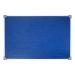 5 Star Office Felt Noticeboard with Fixings and Aluminium Trim W900xH600mm Blue 171617