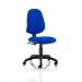 5 Star Eclipse Plus II Lever Task Operator Chair Blue Without Arms 186895