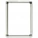 5 Star Facilities Clip Display Frame Aluminium with Fixings Front-loading A2 420x13x594mm Silver 214528