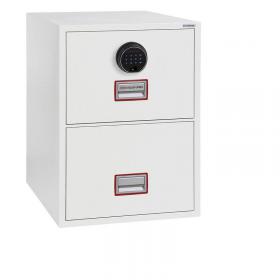 Phoenix World Class Vertical Fire File FS2252F 2 Drawer Filing Cabinet with Fingerprint Lock FS2252F