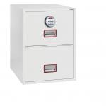 Phoenix World Class Vertical Fire File FS2272E 2 Drawer Filing Cabinet with Electronic Lock FS2272E
