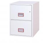 Phoenix World Class Vertical Fire File FS2272K 2 Drawer Filing Cabinet with Key Lock FS2272K