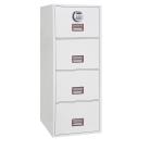 Phoenix World Class Vertical Fire File FS2274E 4 Drawer Filing Cabinet with Electronic Lock FS2274E