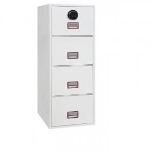 Phoenix World Class Vertical Fire File FS2274F 4 Drawer Filing Cabinet
