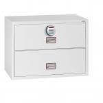 Phoenix World Class Lateral Fire File FS2412E 2 Drawer Filing Cabinet with Electronic Lock FS2412E