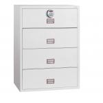 Phoenix World Class Lateral Fire File FS2414E 4 Drawer Filing Cabinet with Electronic Lock FS2414E