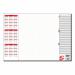 5 Star Office Paper Desk Pad 30 Sheets 590x410mm 80gsm White Printed FS242537