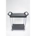 5 Star Facilities Utility Tray Trolley Standard 2 Shelf Capacity 100kg W460xD750xH940mm 271624