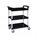 5 Star Facilities Utility Tray Trolley Standard 3 Shelf Capacity 150kg W460xD750xH980mm 271632