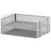 5 Star Office Mesh Letter Tray Scratch Resistant Stackable Side Load Landscape Foolscap Silver 287926