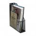 5 Star Office Mesh Magazine Rack Scratch Resistant with Non Marking Rubber Pads A4+ Black FS287934