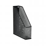 5 Star Office Mesh Magazine Rack Scratch Resistant with Non Marking Rubber Pads A4+ Black FS287934