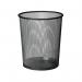5 Star Office Mesh Waste Bin Lightweight Sturdy Scratch Resistant 20 Litre 305x345mm Black FS288013