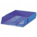 5 Star Office Letter Tray High-impact Polystyrene Foolscap Blue FS295802