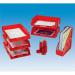 5 Star Office Letter Tray High-impact Polystyrene Foolscap Red 295810