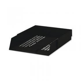 5 Star Letter Tray High-impact Polystyrene Foolscap Black 295829 FS295829