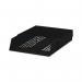 5 Star Office Letter Tray High-impact Polystyrene Foolscap Black FS295829