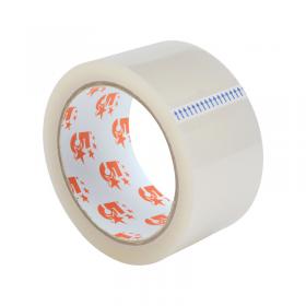 5 Star Easy-tear Tape Polypropylene 40 Microns Clear 48mmx66m (Pack of 3) 295985 FS295985