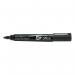 5 Star Office Permanent Marker XyleneToluene-free Smear Proof Bullet Tip Black (Pack of 12) FS296077