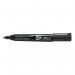 This picture shows a pack of 5 Star Permanent Markers from the 5 Star Office brand. Each marker has a bullet tip, black ink, and is xylene and toluene-free. The 12 markers are smear-proof and perfect for any writing task.