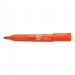 5 Star Office Permanent Marker Xylene/Toluene-free Smear proof Bullet Tip 2mm Line Red [Pack 12] 296093