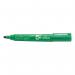 5 Star Office Permanent Marker Xylene/Toluene-free Smear proof Bullet Tip Green (Pack of 12) FS296107