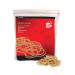 5 Star Office Rubber Bands No16 63x1.5mm Approx 2000 Bands 454g Bag FS296360