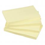 The photo shows a pack of 12 yellow repositionable pads, each containing 100 sheets, from the 5 Star Post-it & Re-Move line. The pads are 76x127mm and feature the iconic 5 star logo. The pads offer repositionable notes, perfect for keeping organized and on task.