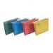 5 Star Office Suspension File with Tabs and Inserts Manilla 15mm V-base 180gsm Foolscap Green [Pack 50] 296913